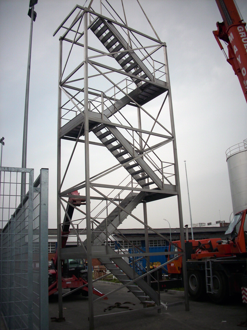 Structure industrielle d'escalier d’accès