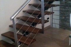 Stair railing indoor